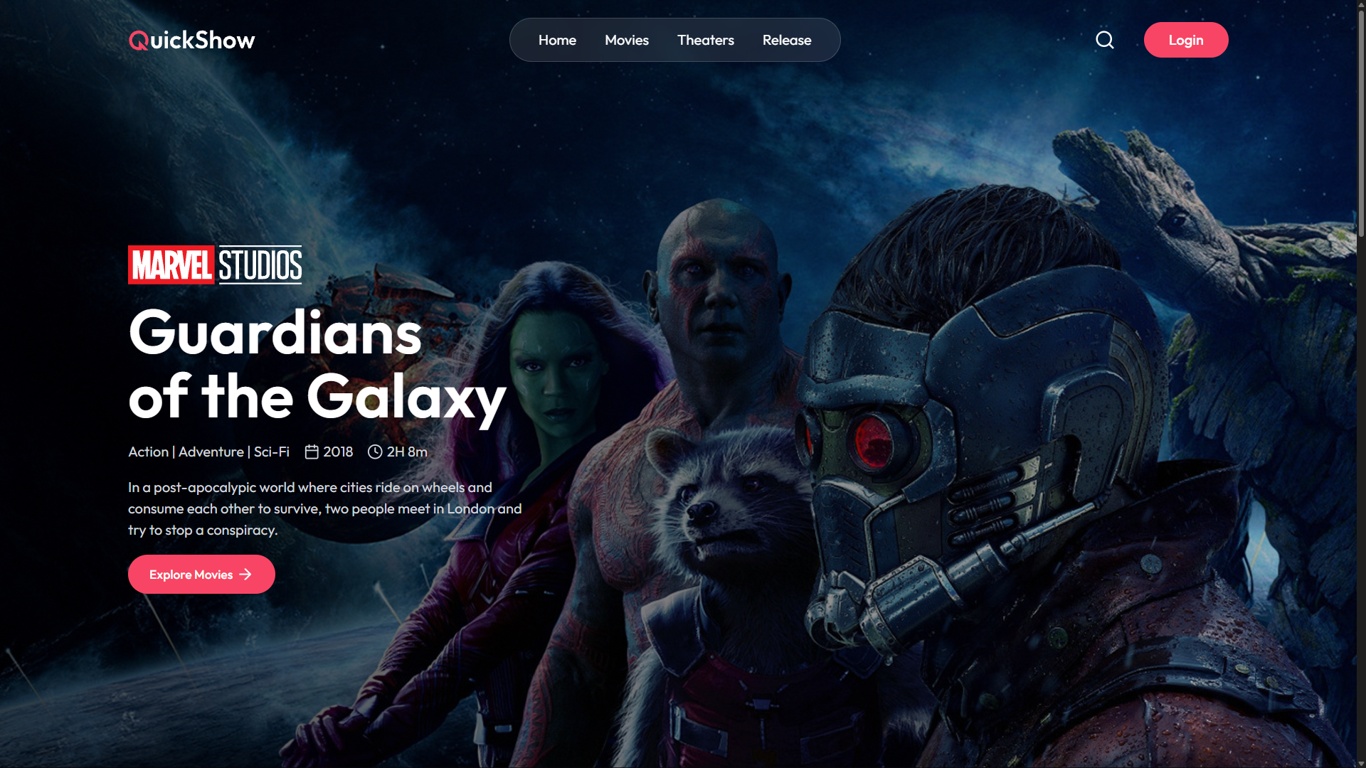 QuickShow: A movie ticket booking Plartform Webapp